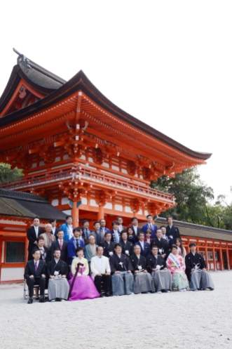 Kyoto, 20/20/2016 - Foto di gruppo ufficiale della cerimonia di premiazione dei Sake Samurai 2016